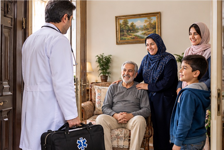 پزشک در منزل شیراز