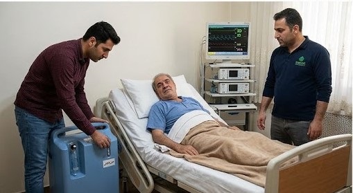 بستری در منزل